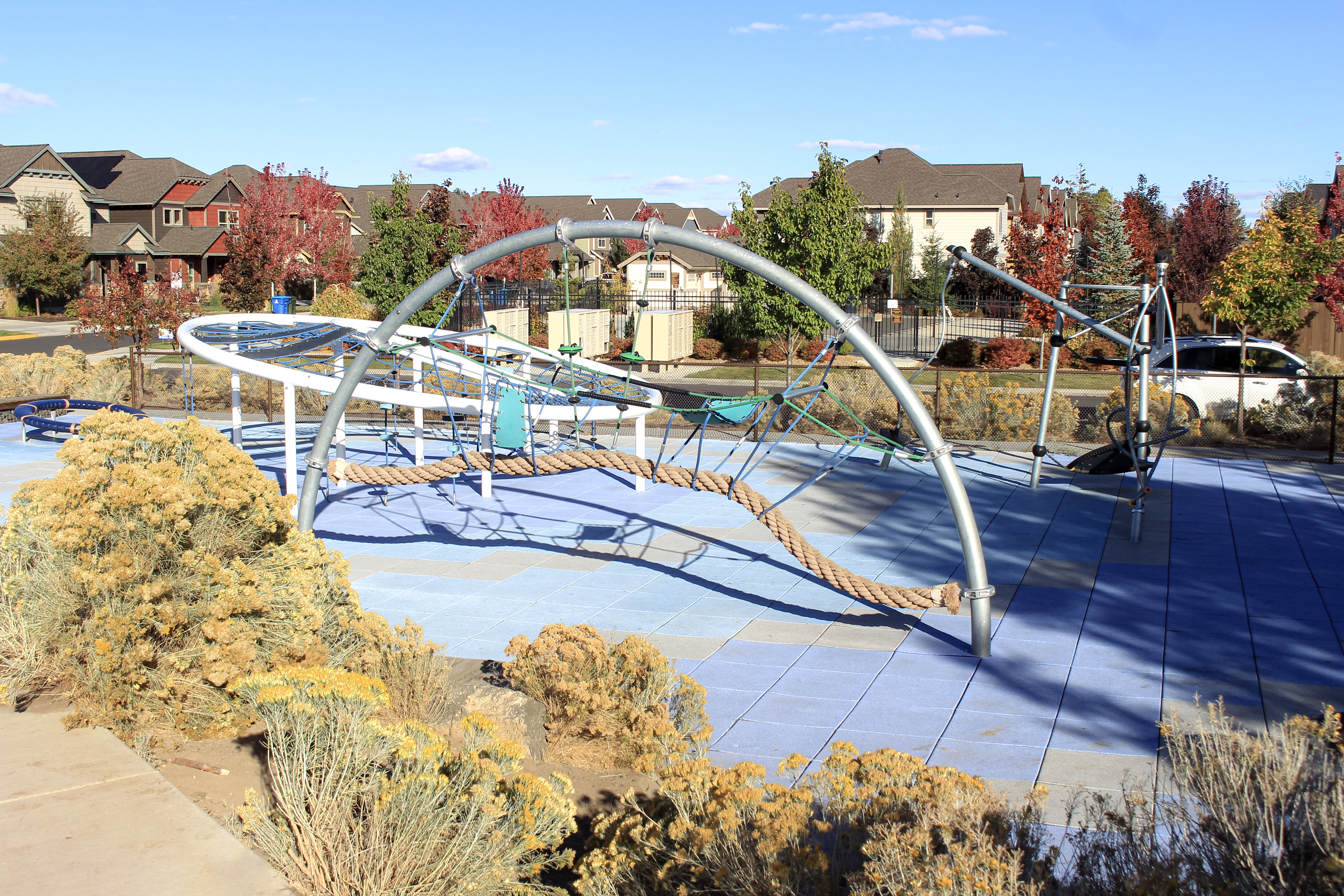 Playground equipment at Eagle Park
