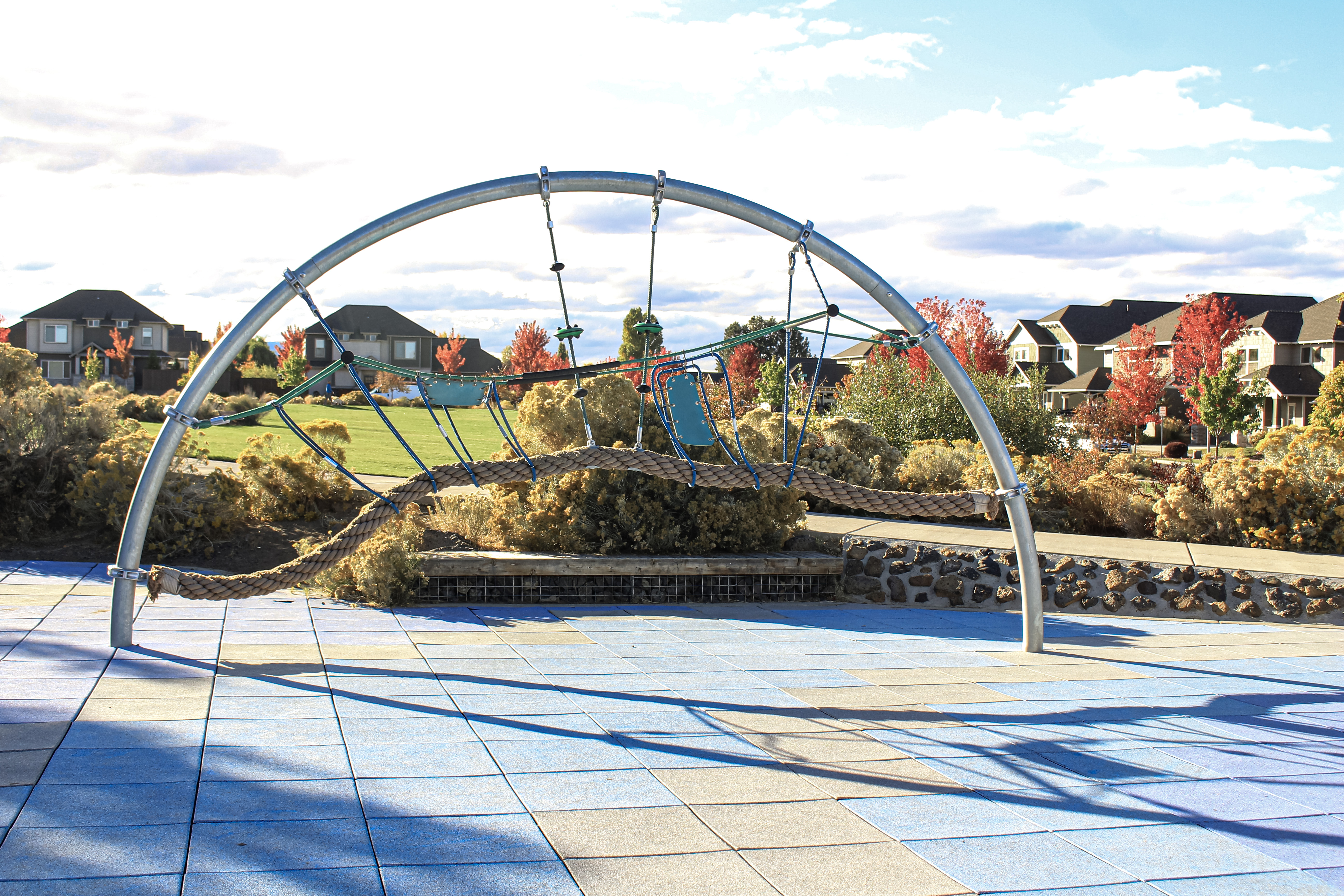 Playground equipment at Eagle Park