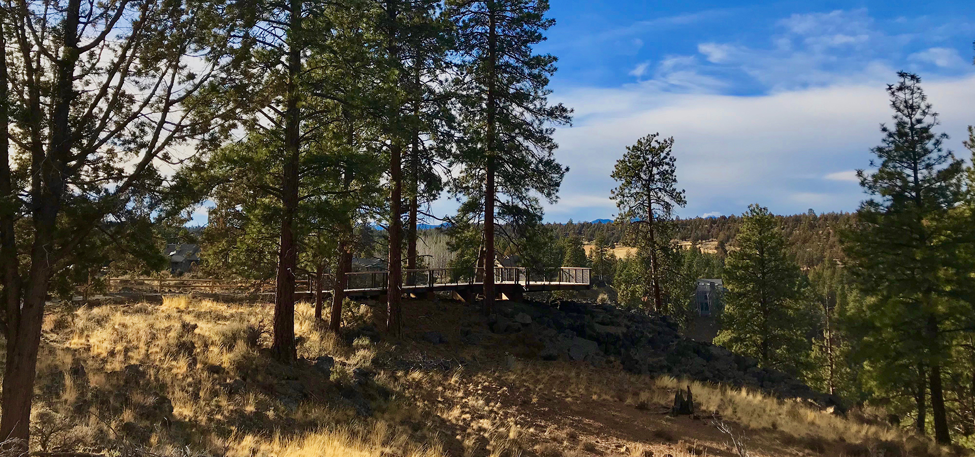 The overlook platform at Riley Ranch.