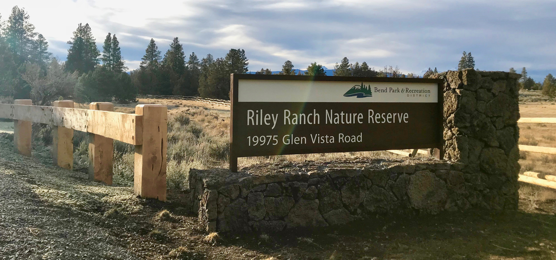 The sign at Riley Ranch Nature Reserve.