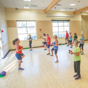 Image of a Functional Fitness class at the Bend Senior Center.