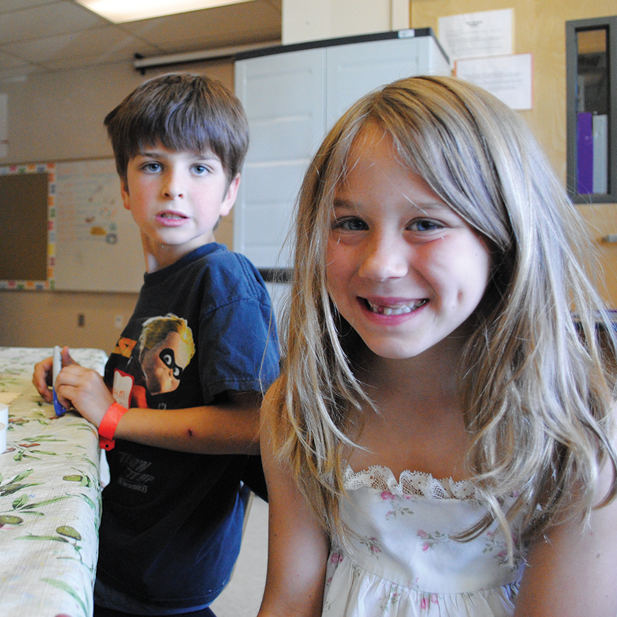 children attending an enrichment program through an inclusion service at Bend Park and Recreation.