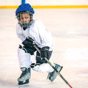 Youth Hockey League practice.