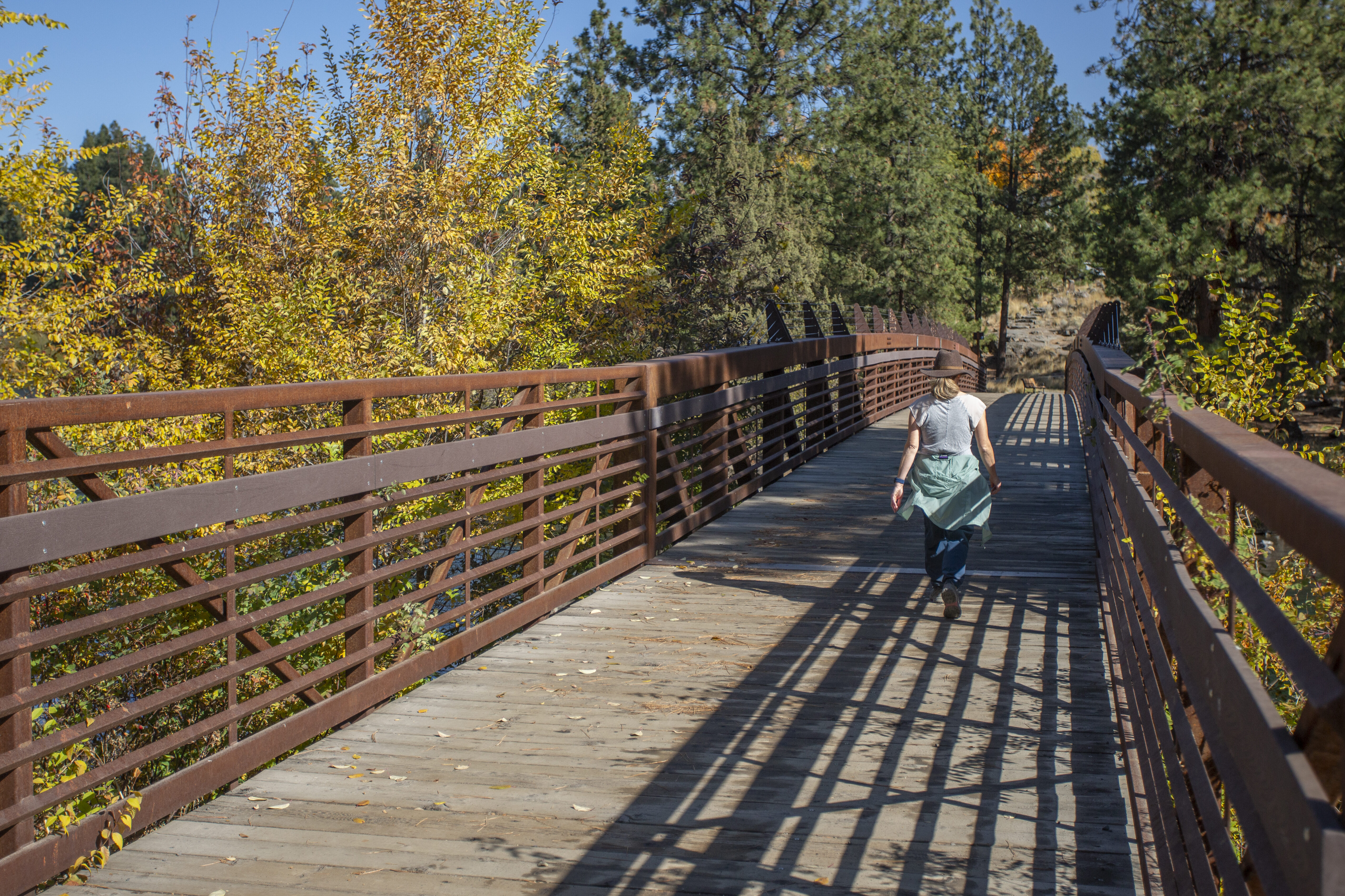 The First Street Rapids bring over the river