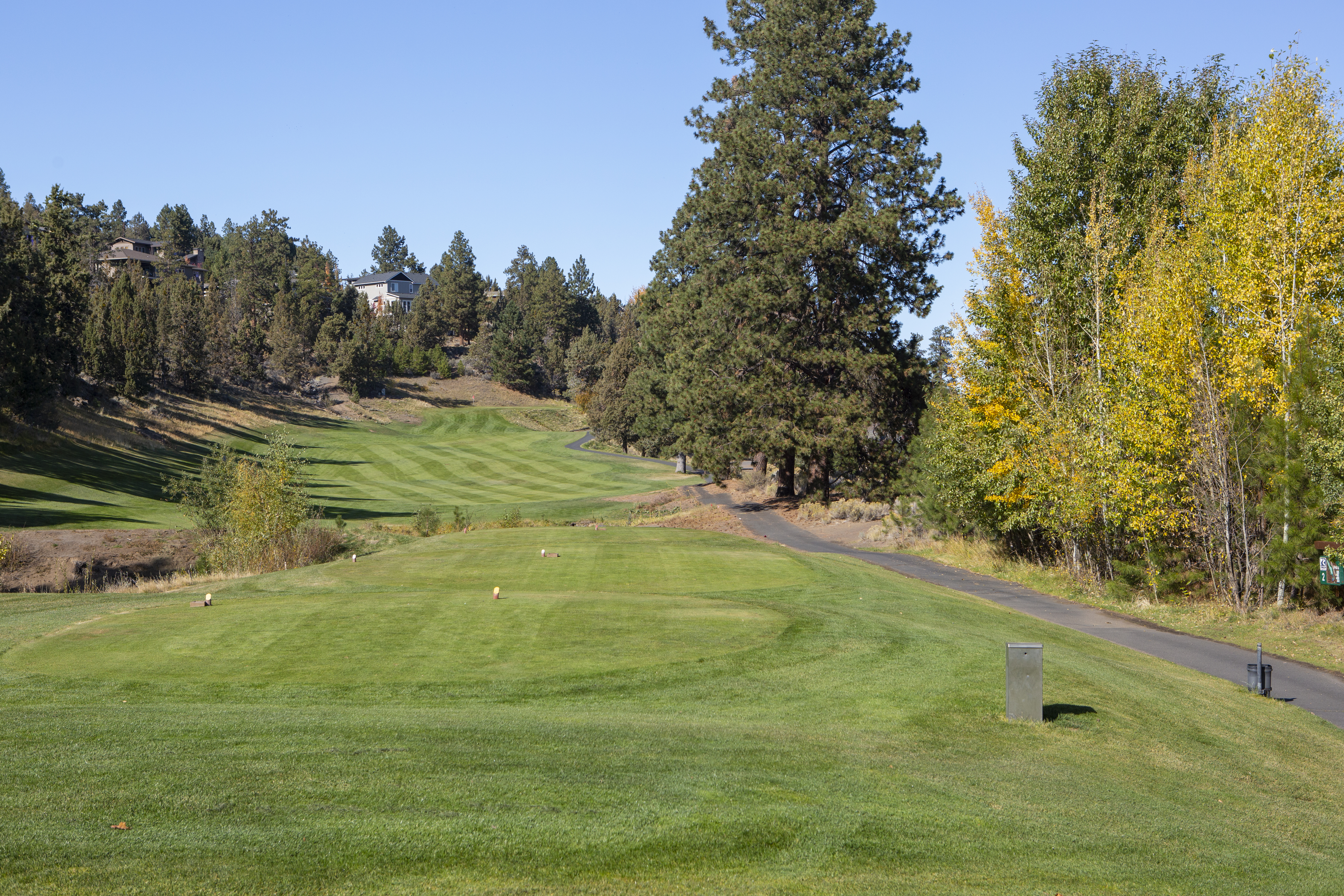 The River Run reach of the DRT going through the golf course