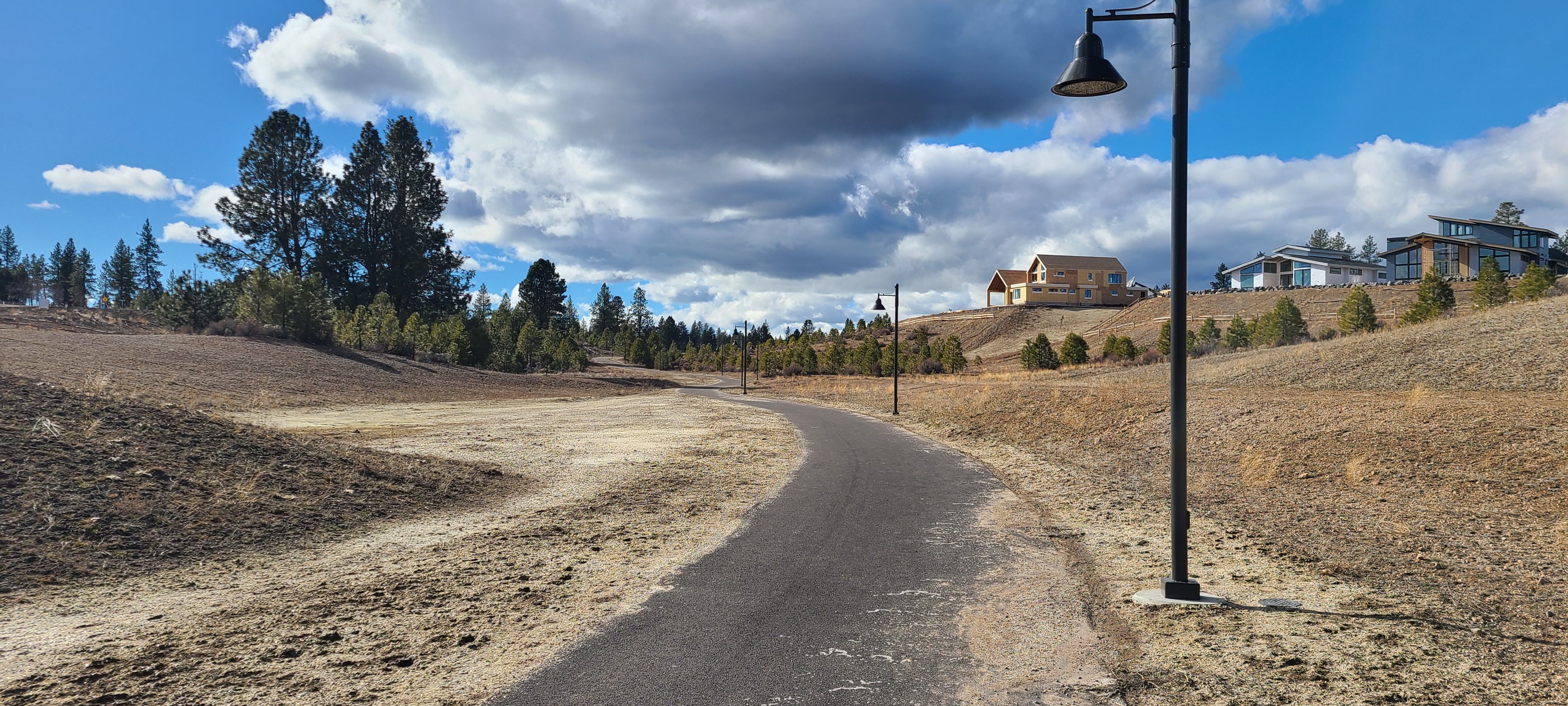 Trail through Discovery West open space