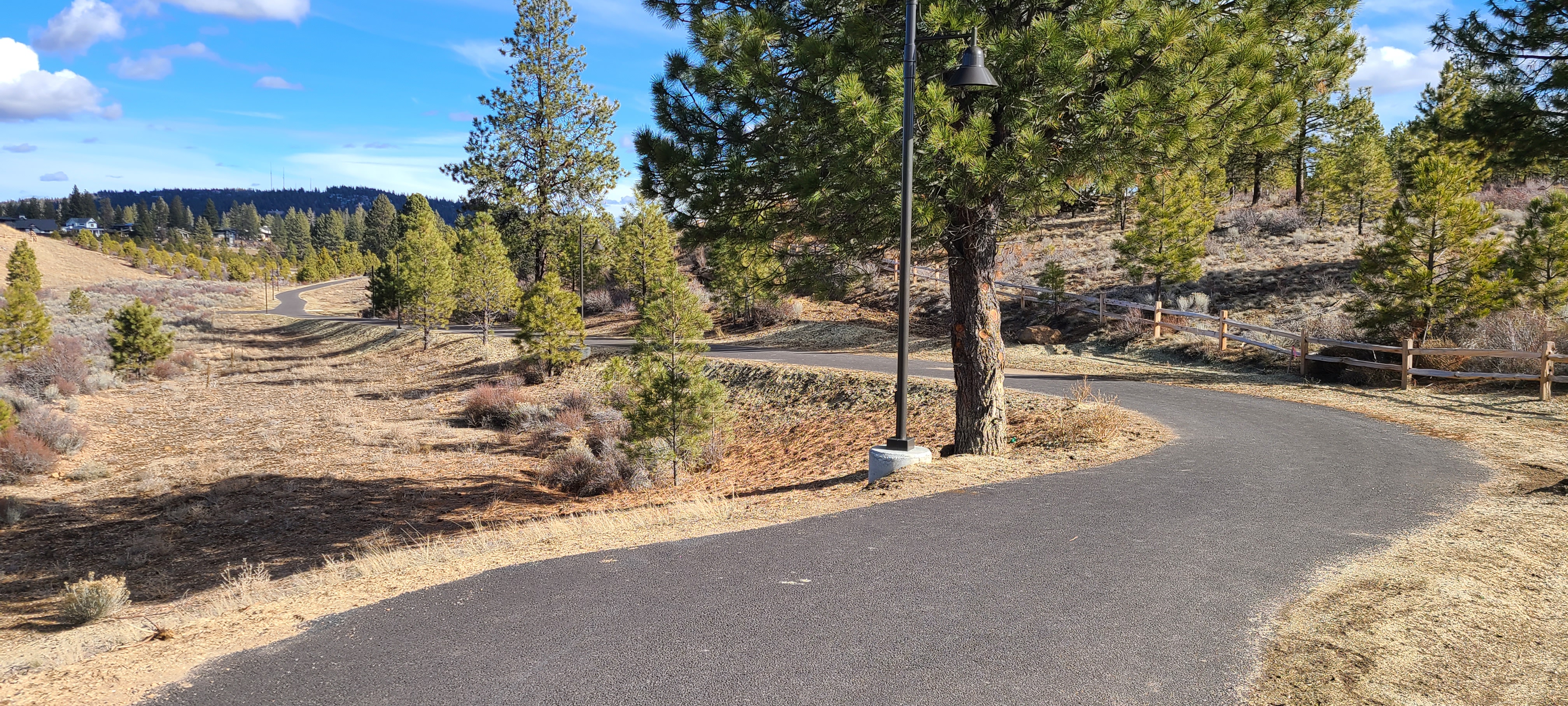 Trail through Discovery West open space