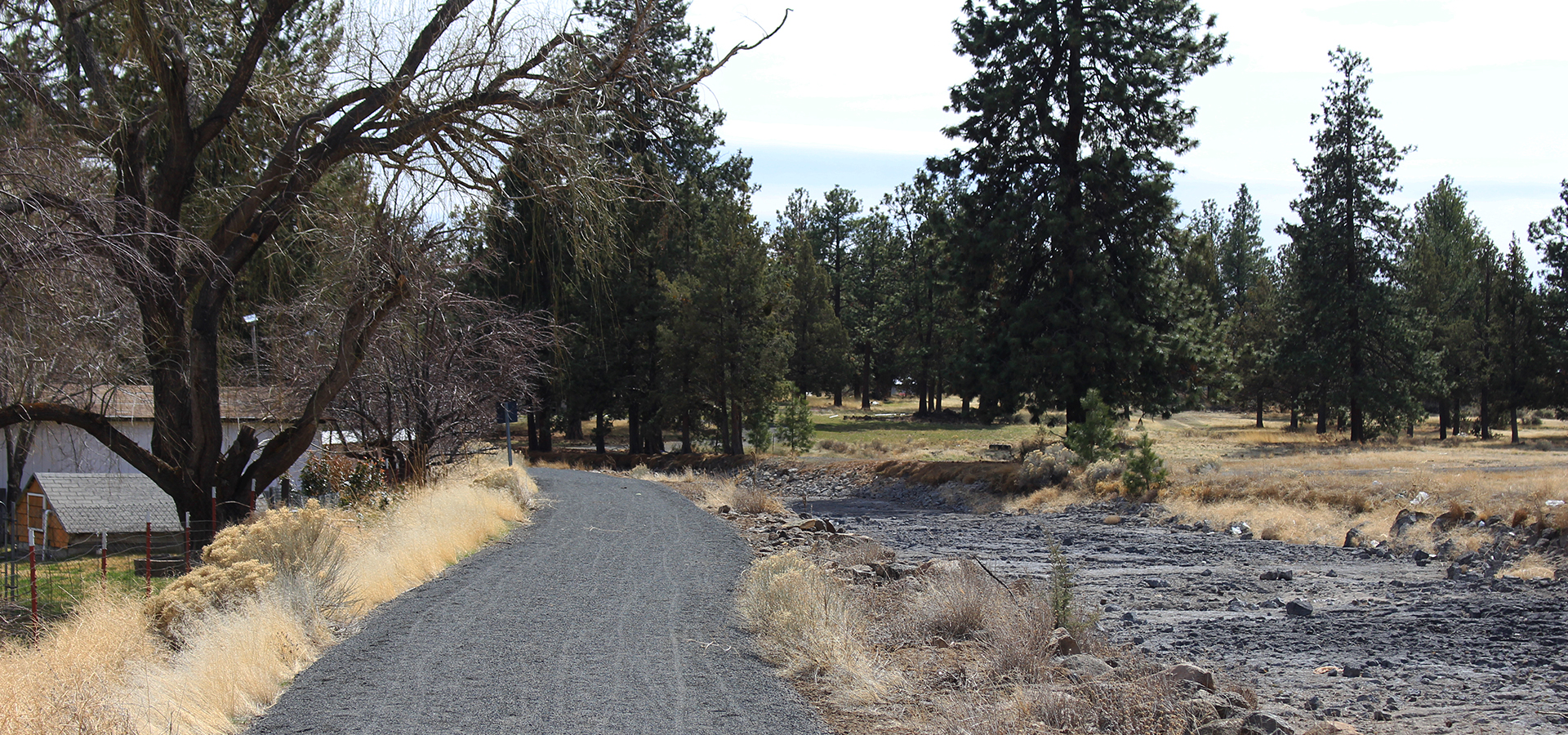 Image of the Central Oregon Historic Canal Trail in Bend, Oregon.
