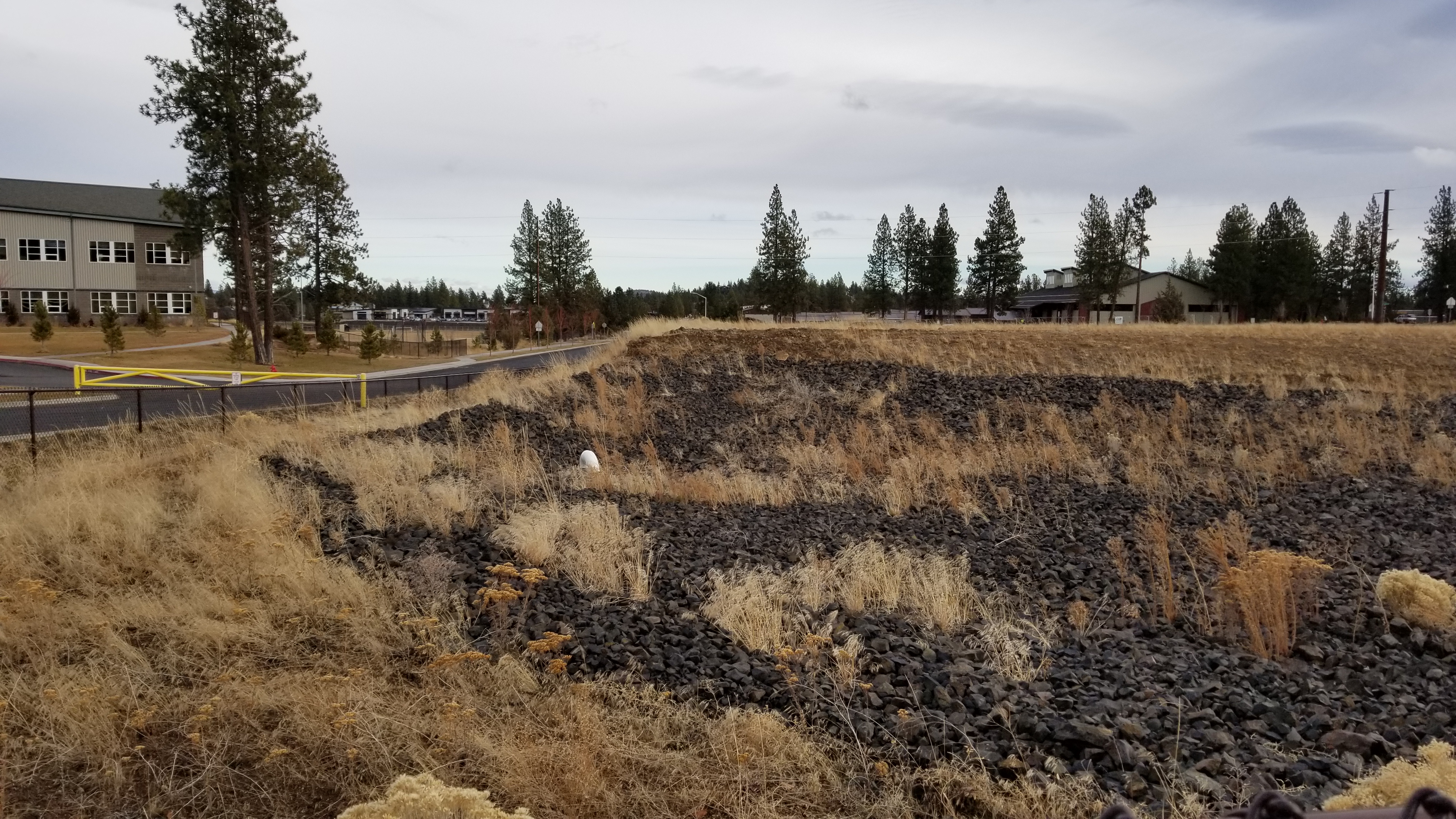 Image of the future site of the Pacific Crest Middle School sports field for a Bend Park and Recreation District project.