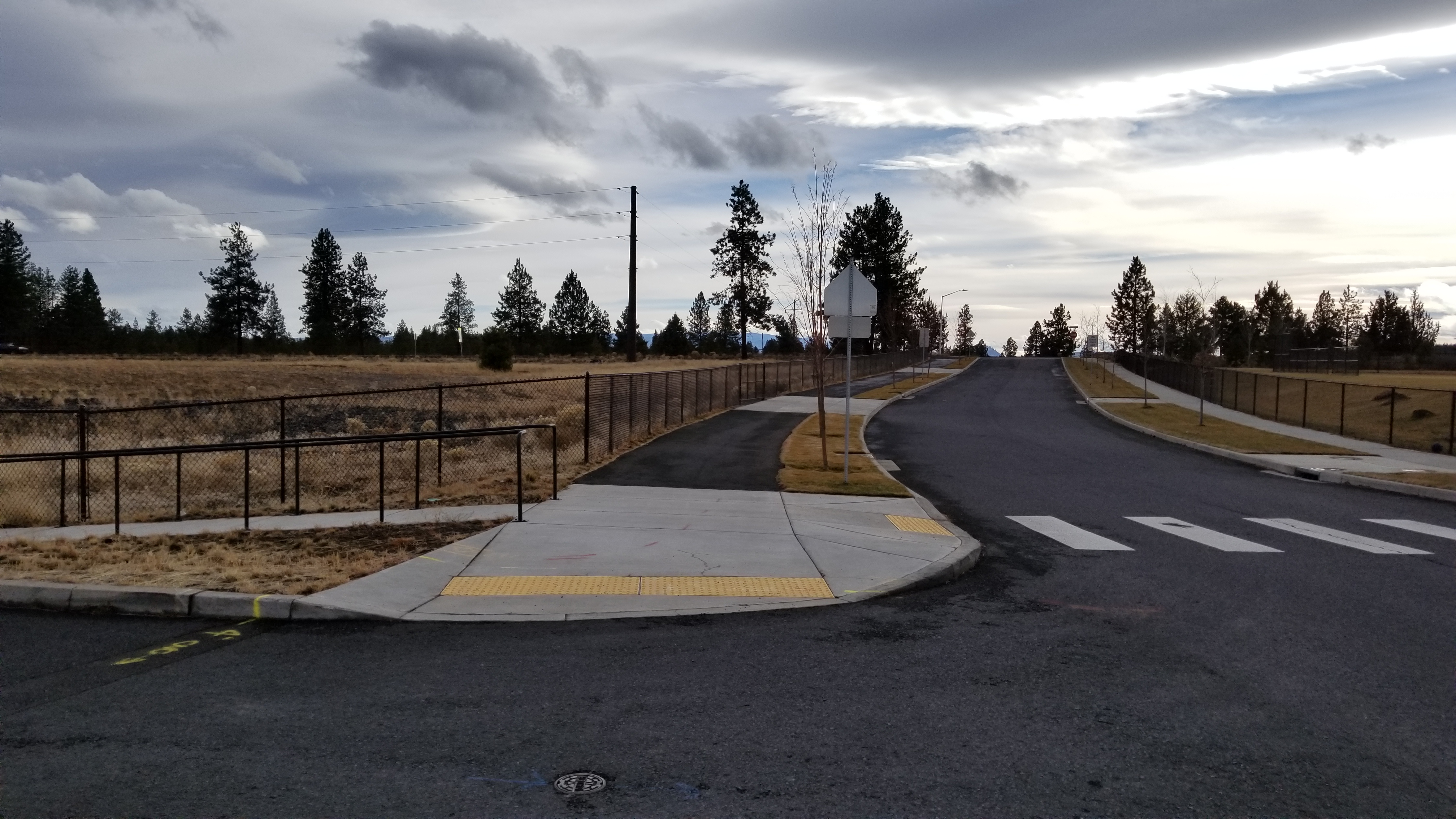 Image of the future site of the Pacific Crest Middle School sports field for a Bend Park and Recreation District project.