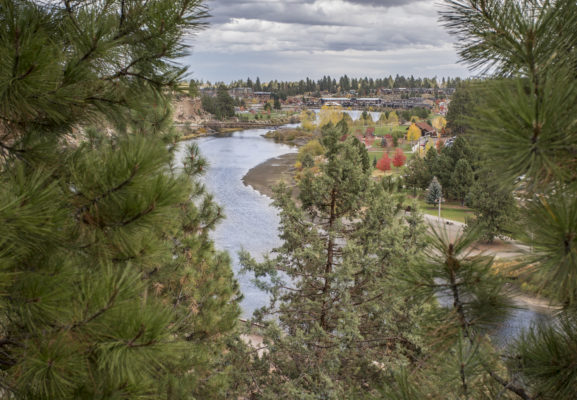 deschutes river in the fall