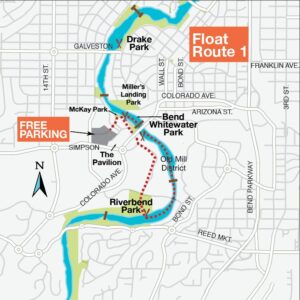 Float the River Route 1 Map