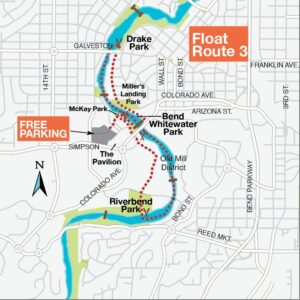 Float the River Route 3 Map