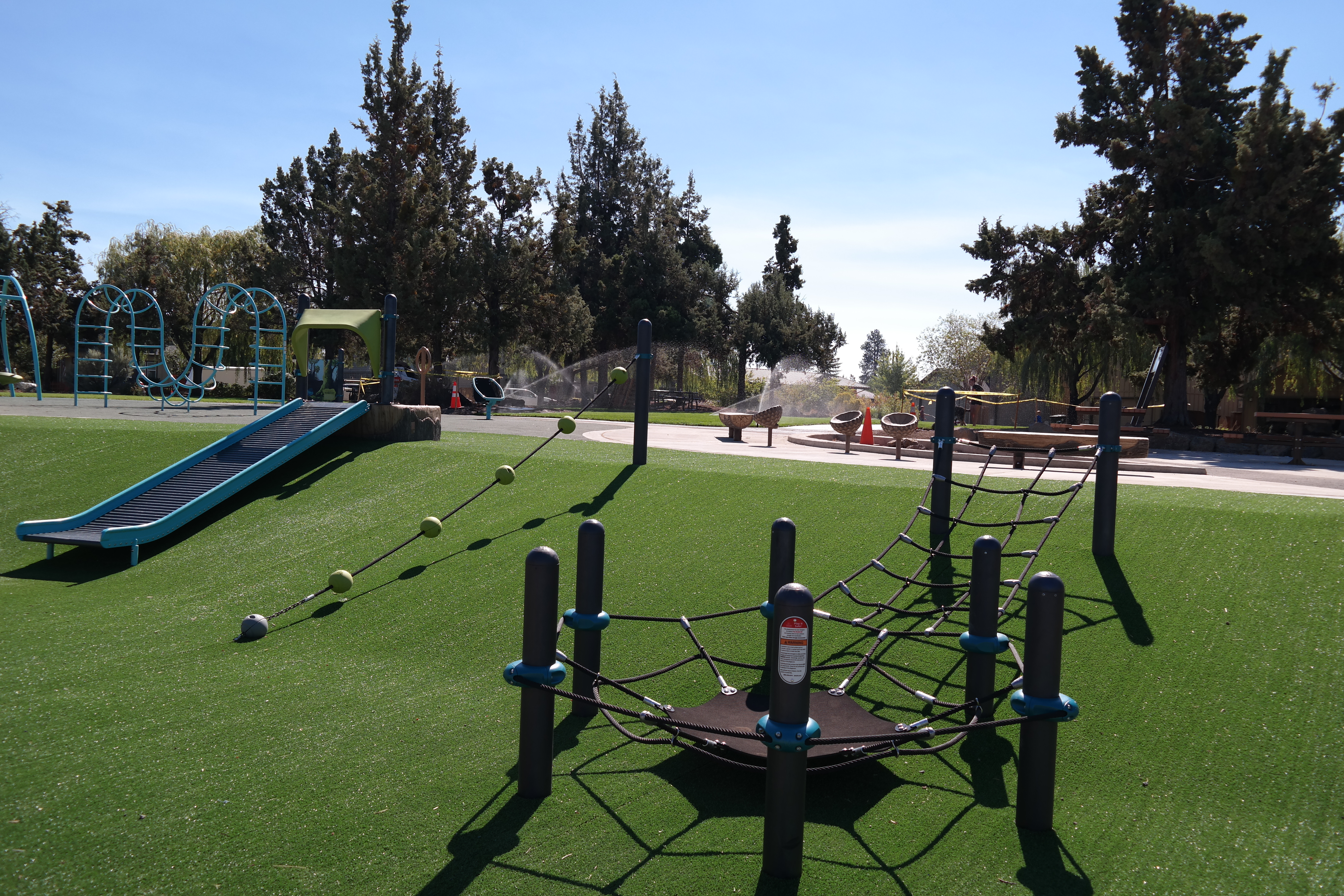 playground equipment at Empire Crossing park