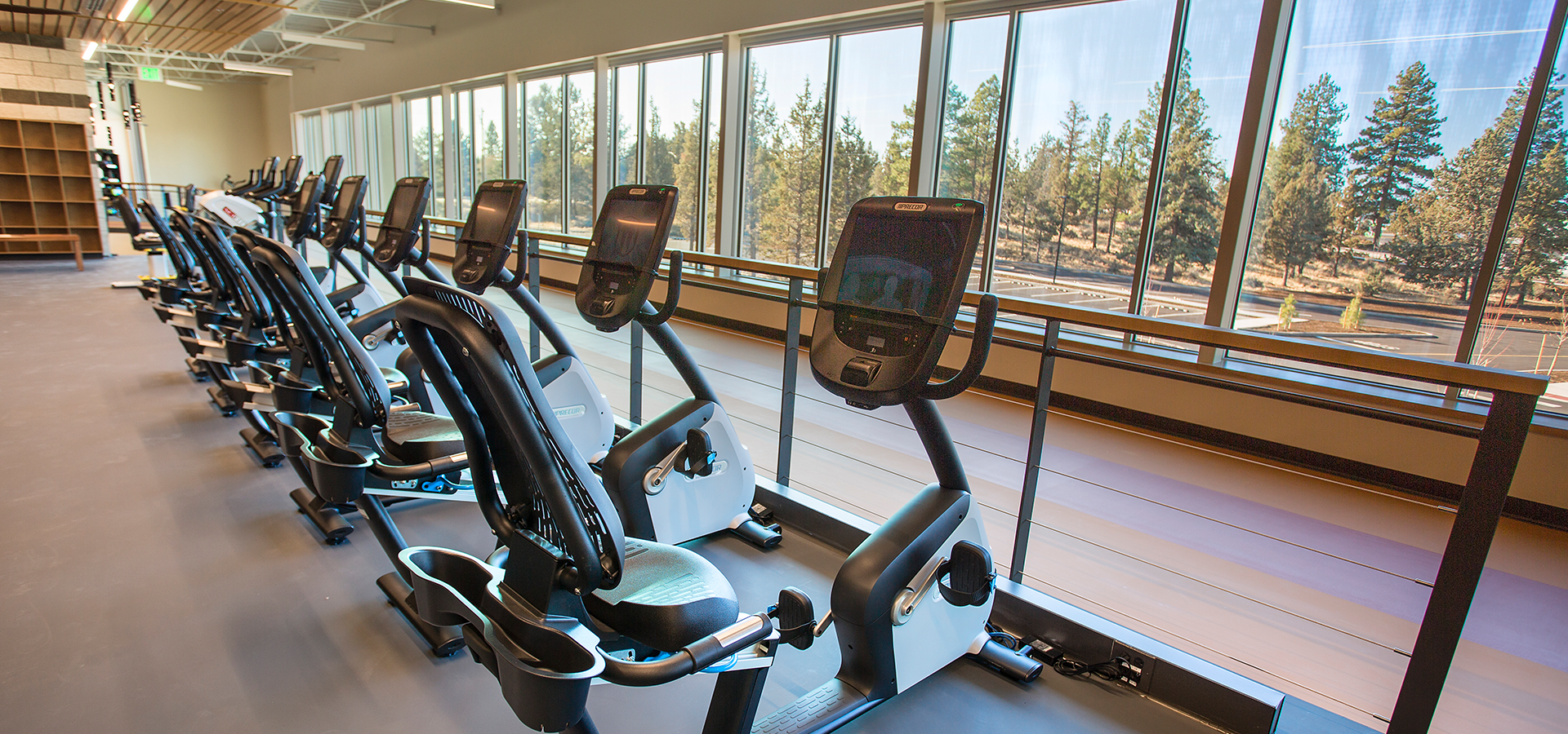 Larkspur Community Center - Fitness Center - Precor Bikes