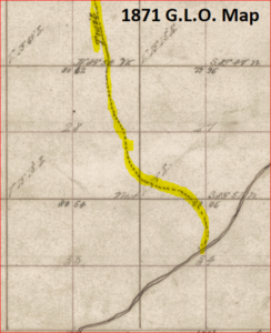 Shevlin geographical map from 1871