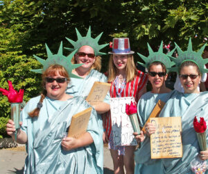 Celebrating July 4th in Drake Park