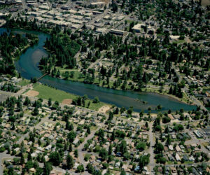 Aerial photo of Drake Park - early 2000's