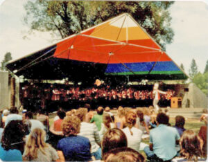 Music on the Drake Park stage - 1983