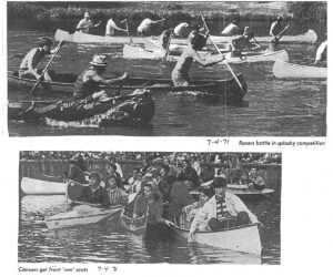 July 4th canoe races - 1971