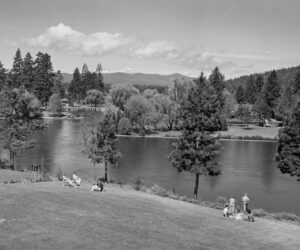 Summer in Drake Park - 1950's