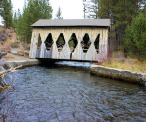 The Shevlin Park covered bridge