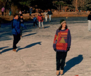 ice skating at aspen pond in 1999