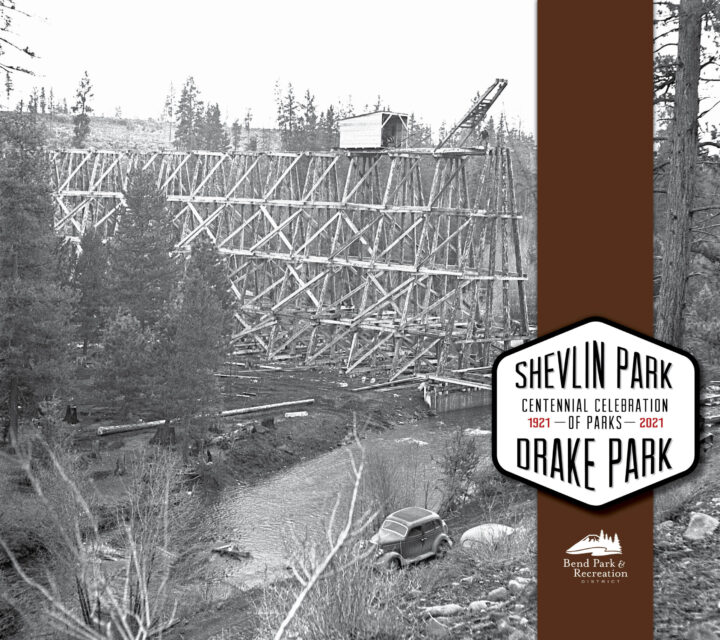 vintage image of the Shevlin trestle
