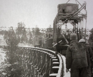 An old train trestle at Shevlin Park