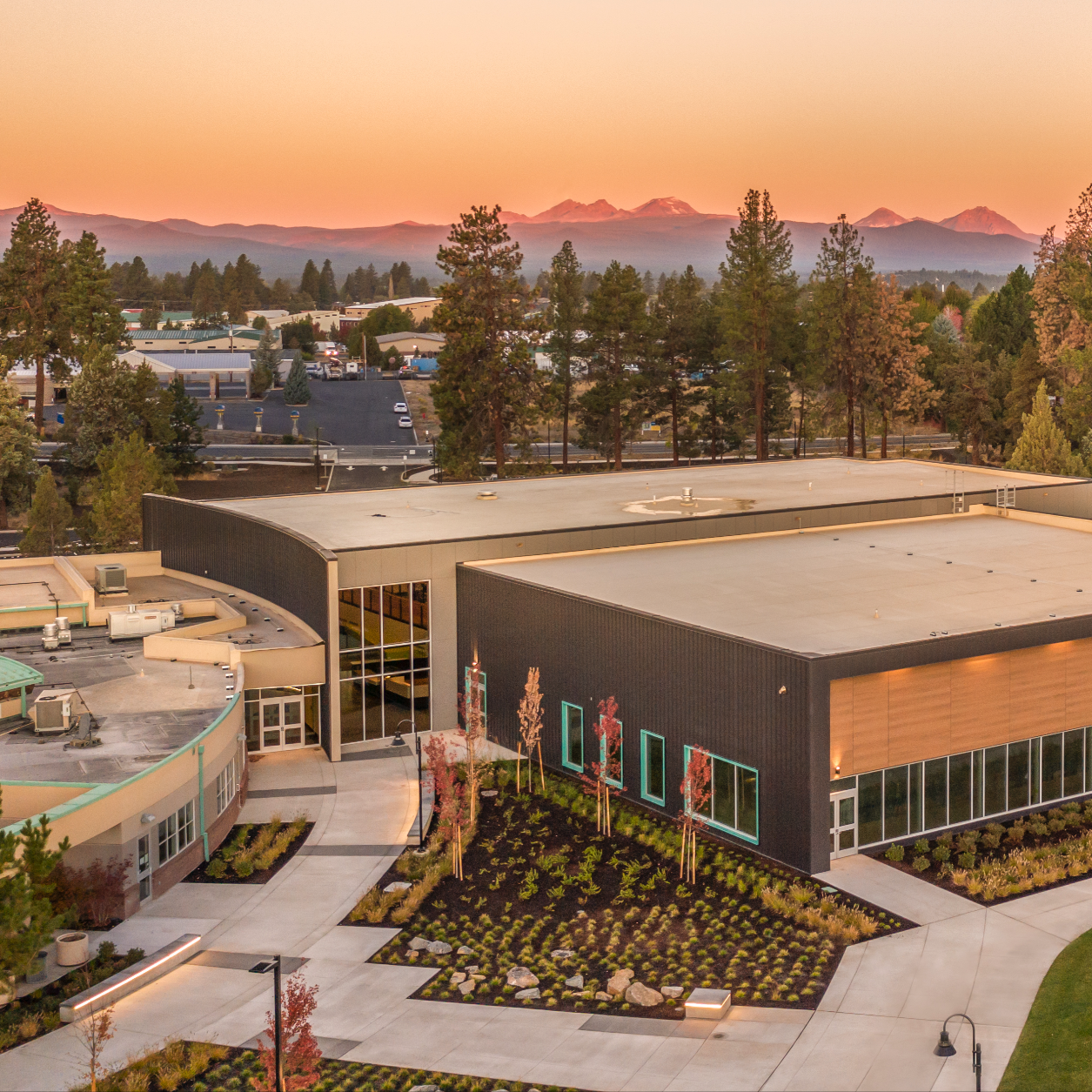 Larkspur Community Center from the air