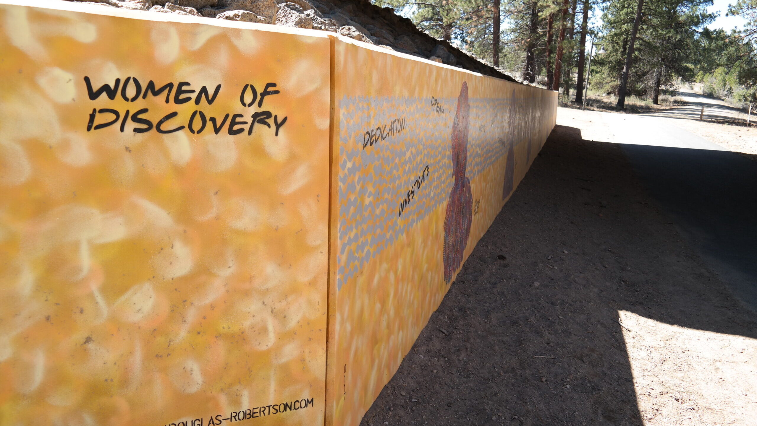 Outback Trail underpass and mural.