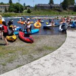 McKay beach floaters and boaters