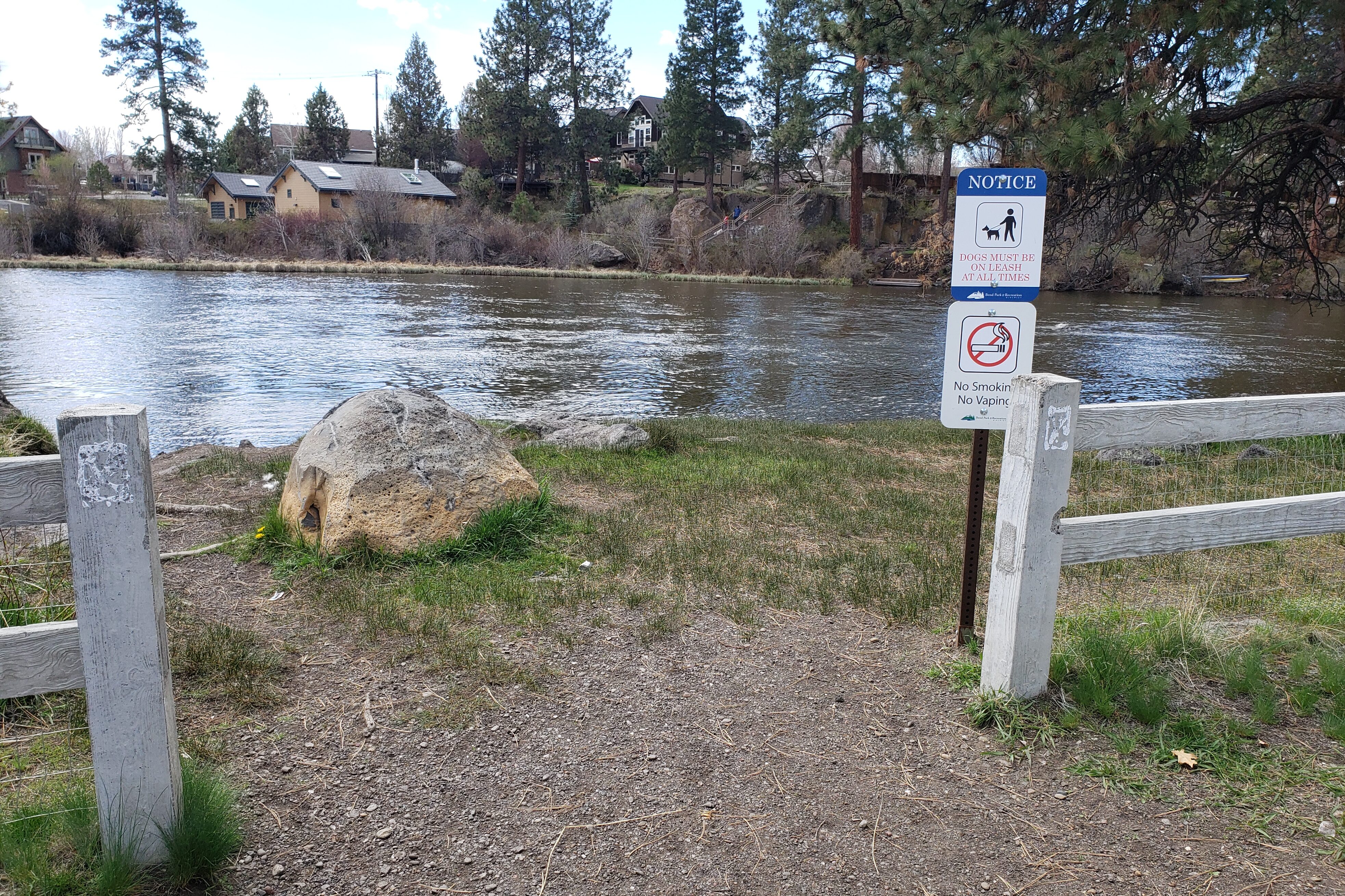 Millers access point erosion