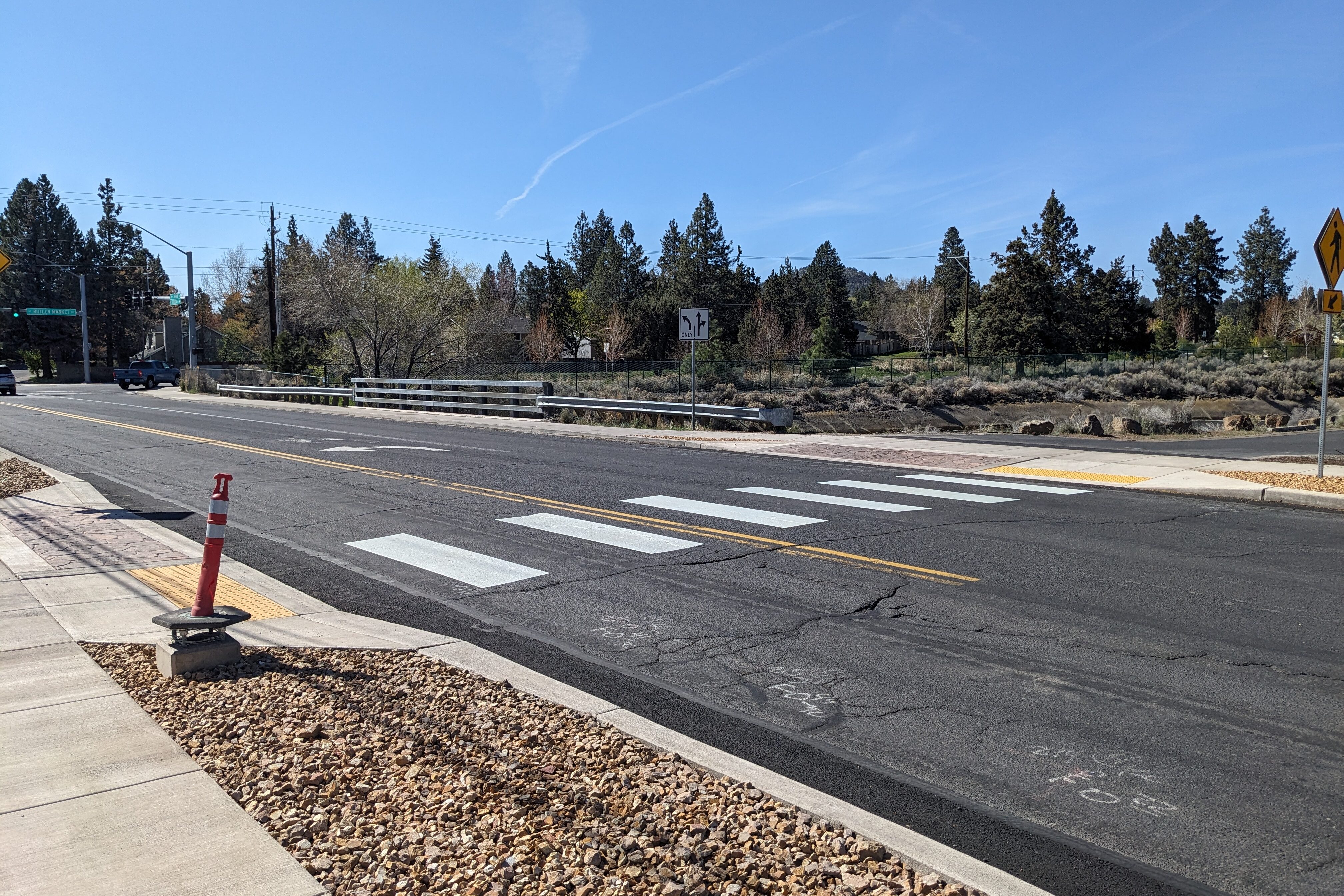 The new NUID Trail Brinson Road Crossing