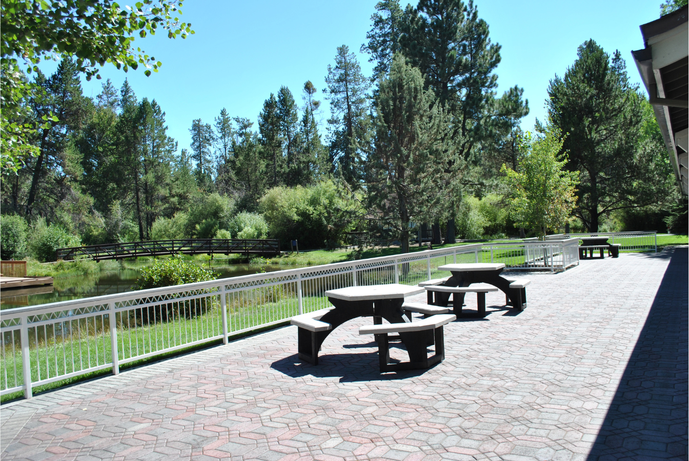 Aspen Hall Patio Area