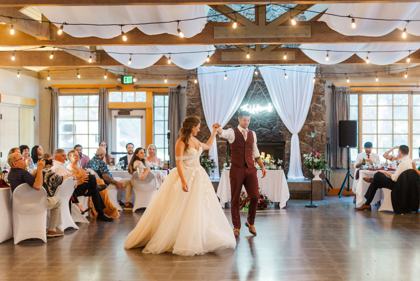 Aspen Hall - Indoor Wedding Couple