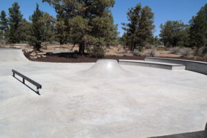 Photo of the bump skate feature at NorthPointe Park