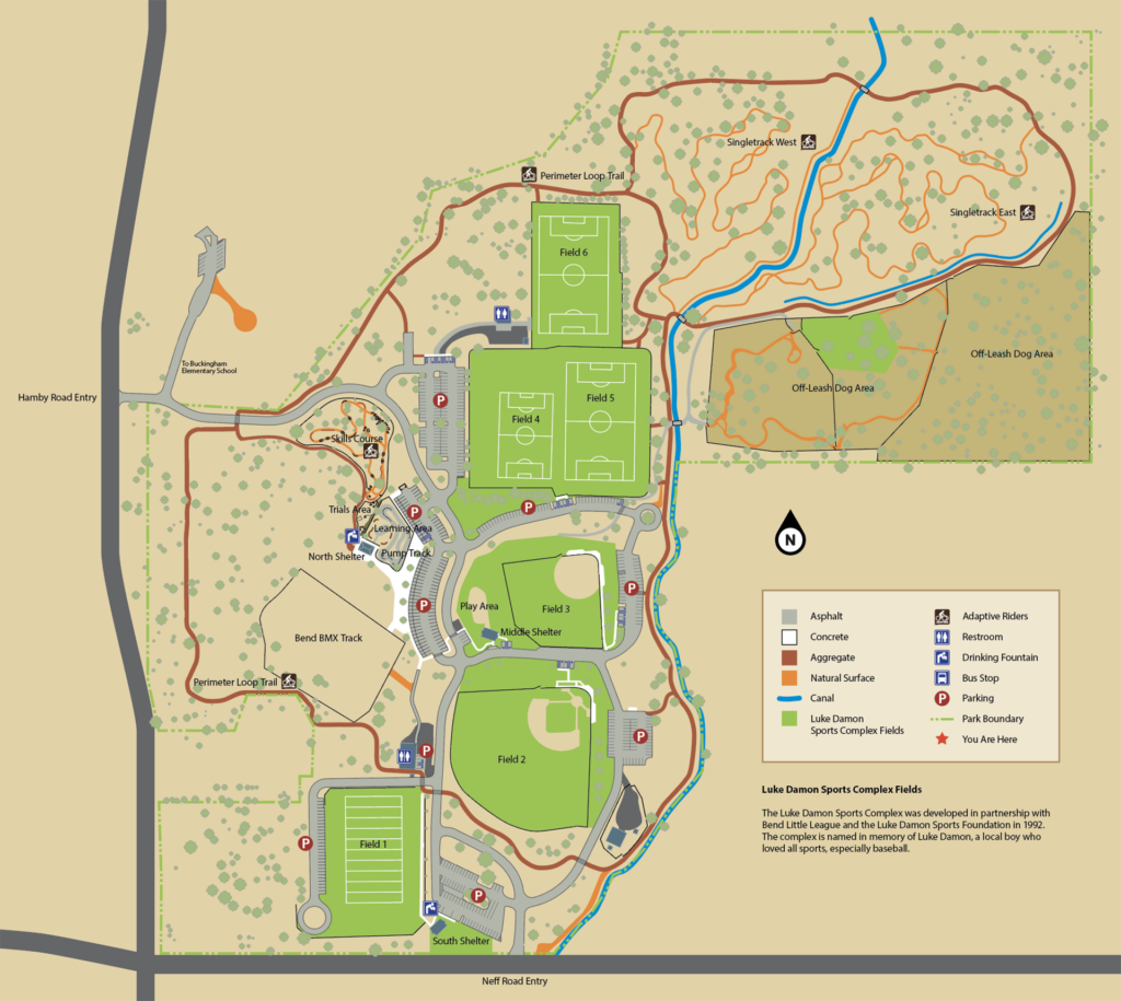 Big Sky Park map