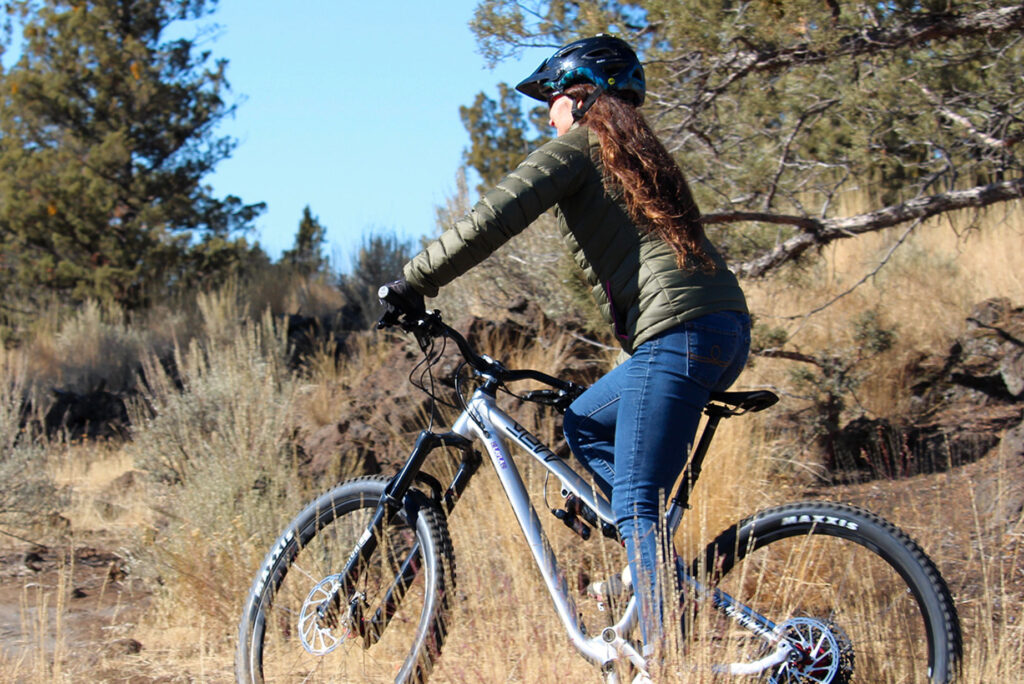 Biker on the Rockridge Trail