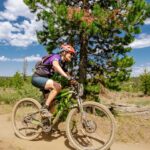 Molly riding her mountain bike