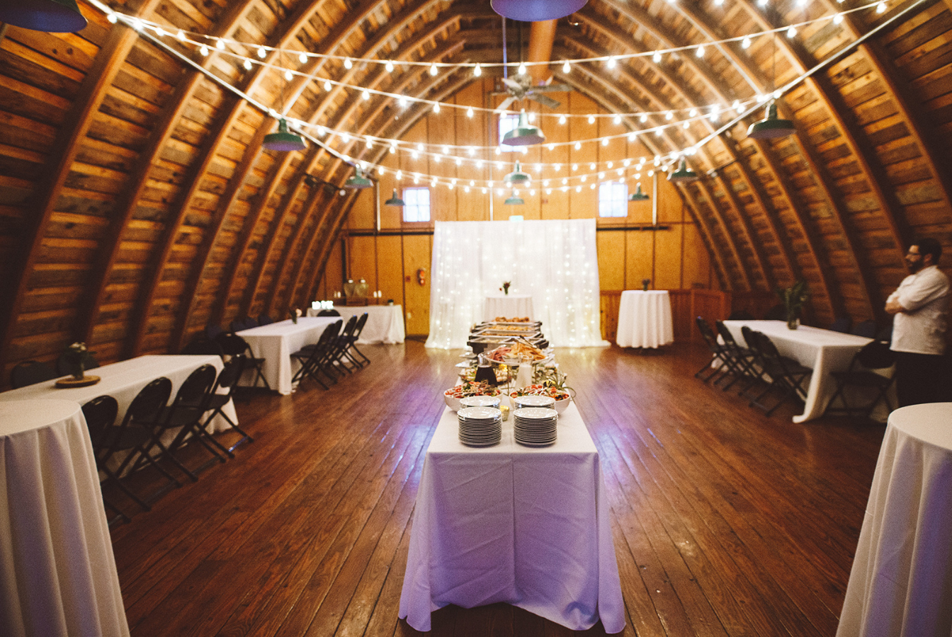 Hollinshead Barn - Upstairs Buffet Dining
