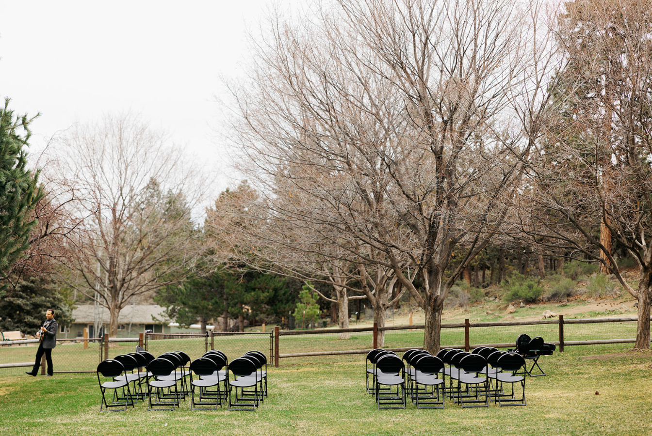 Hollinshead Barn - Outdoor Ceremony Layout Option