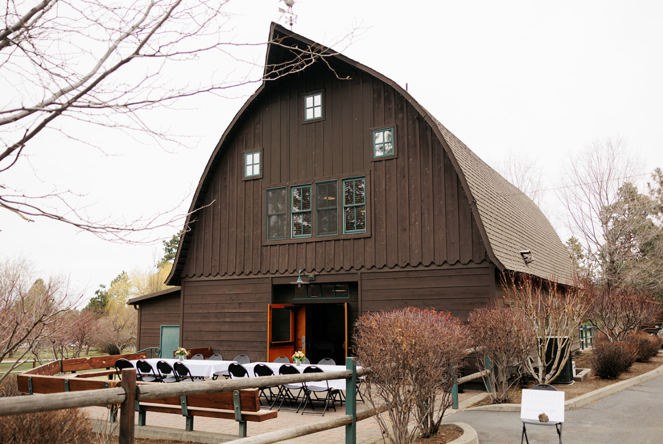 Hollinshead Barn - Front Patio Seating