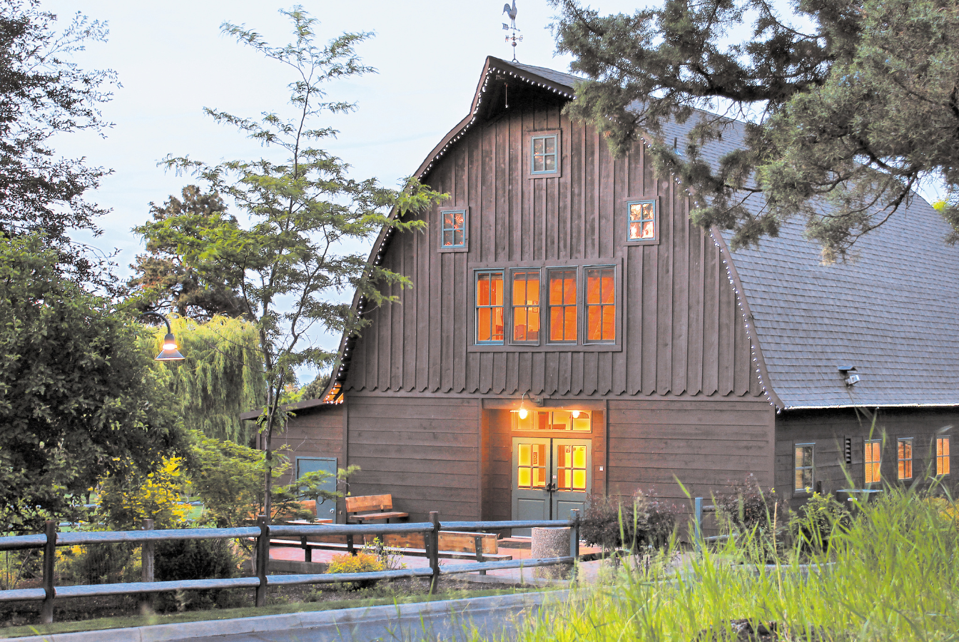 Hollinshead Barn - Golden Hour Exterior