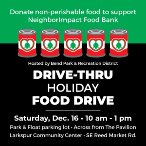 Holiday Food Drive Dec. 16