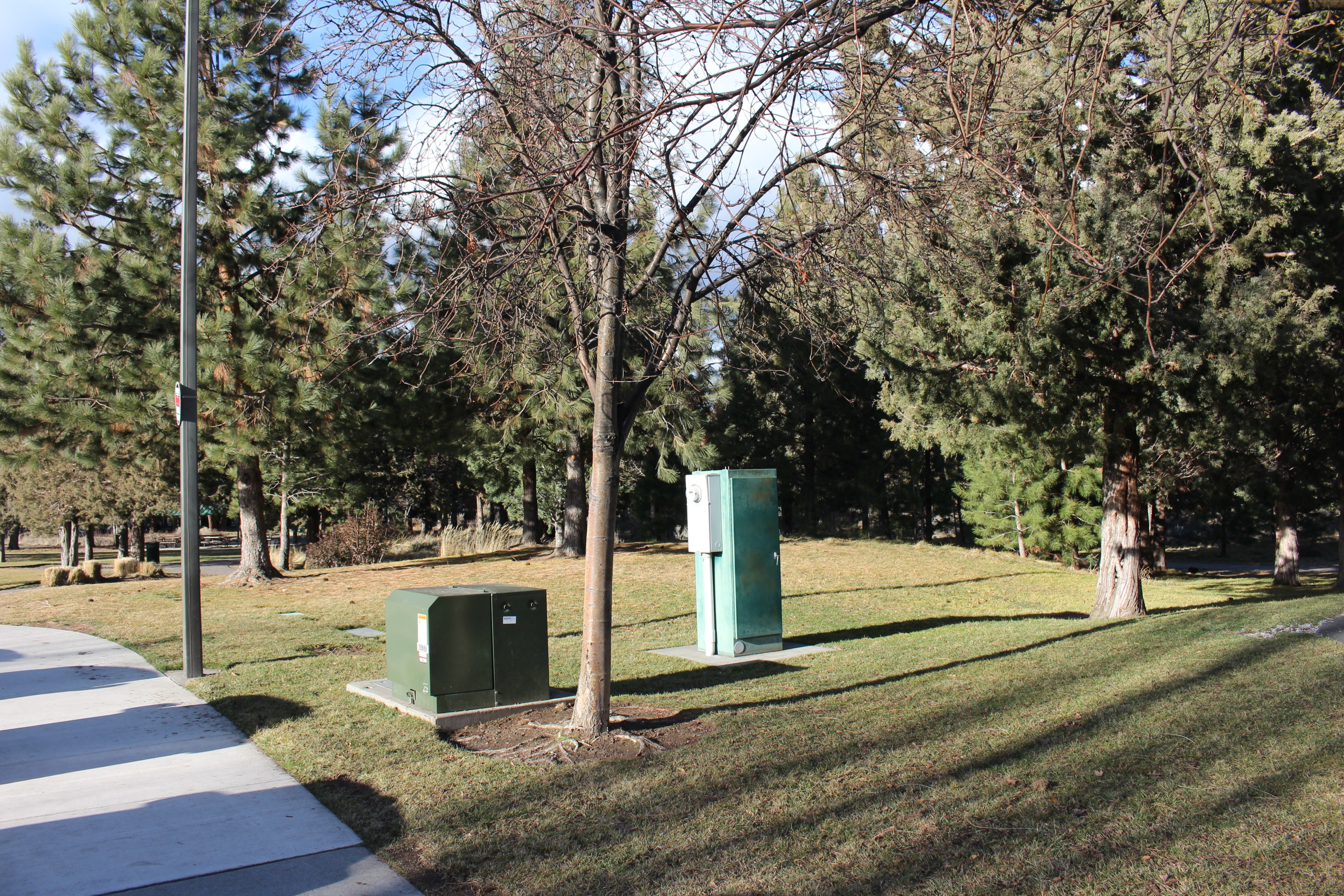 Area next to the basketball court projected for the future site of the Art Station