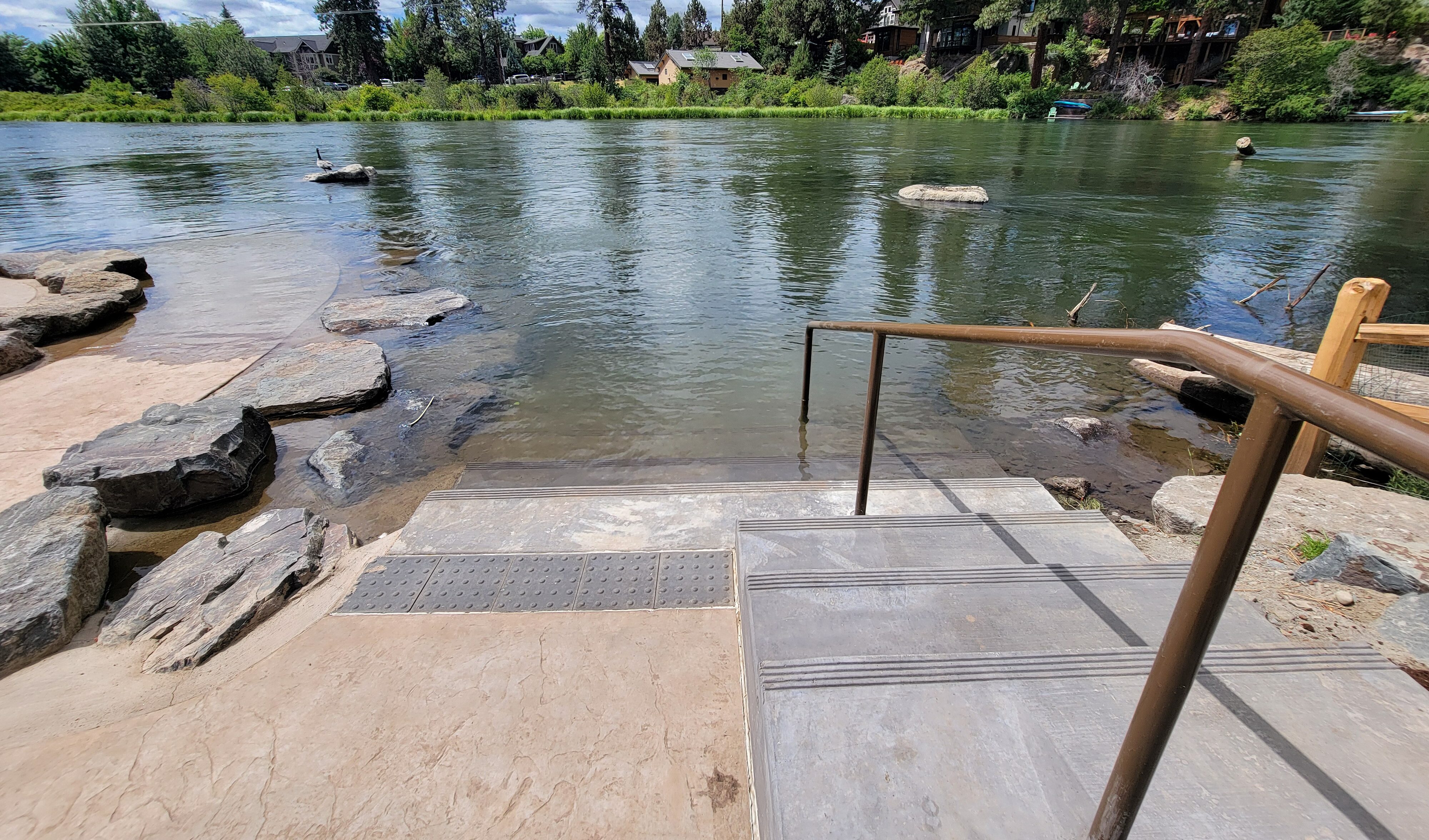 the completed access points at millers landing