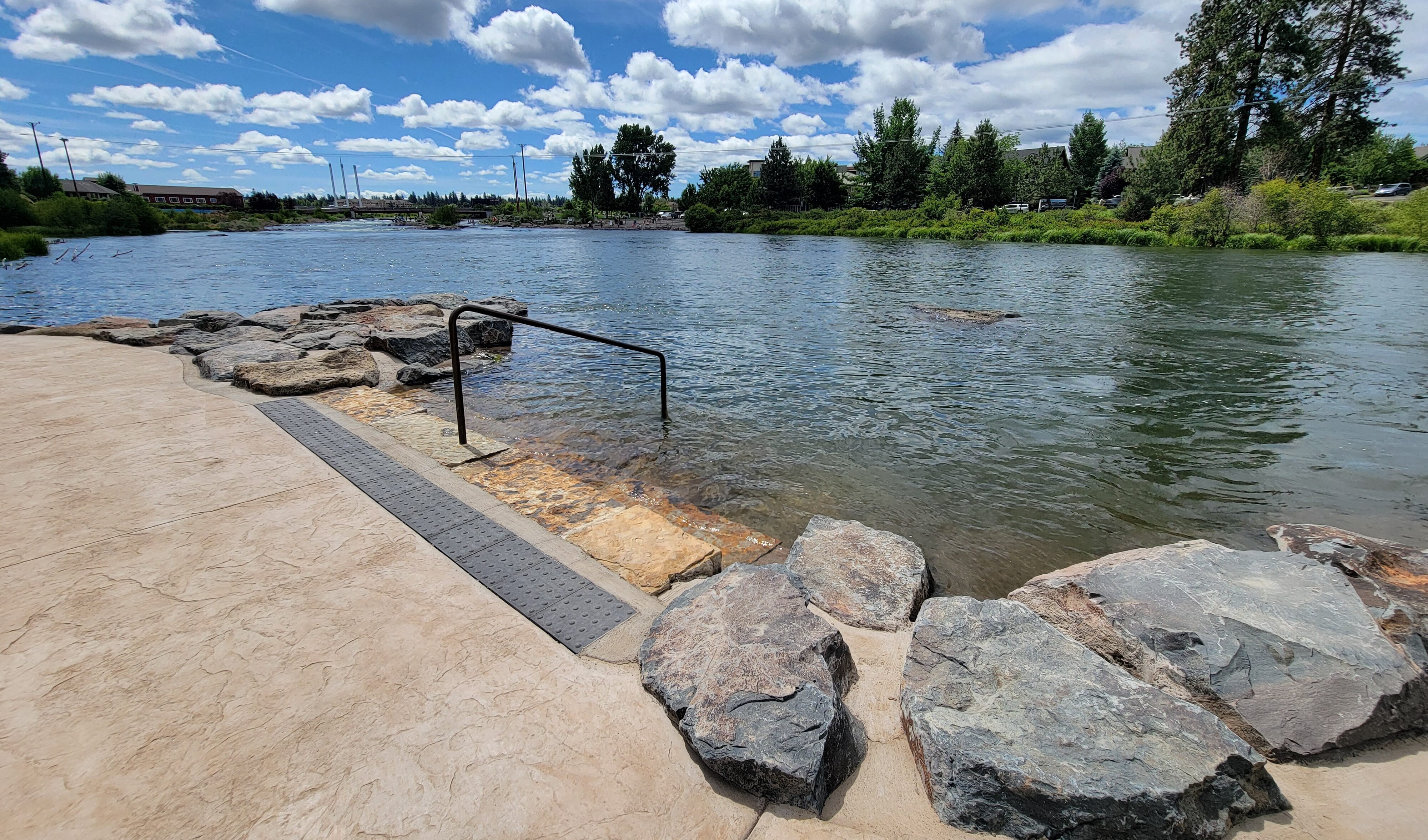 the completed access points at millers landing