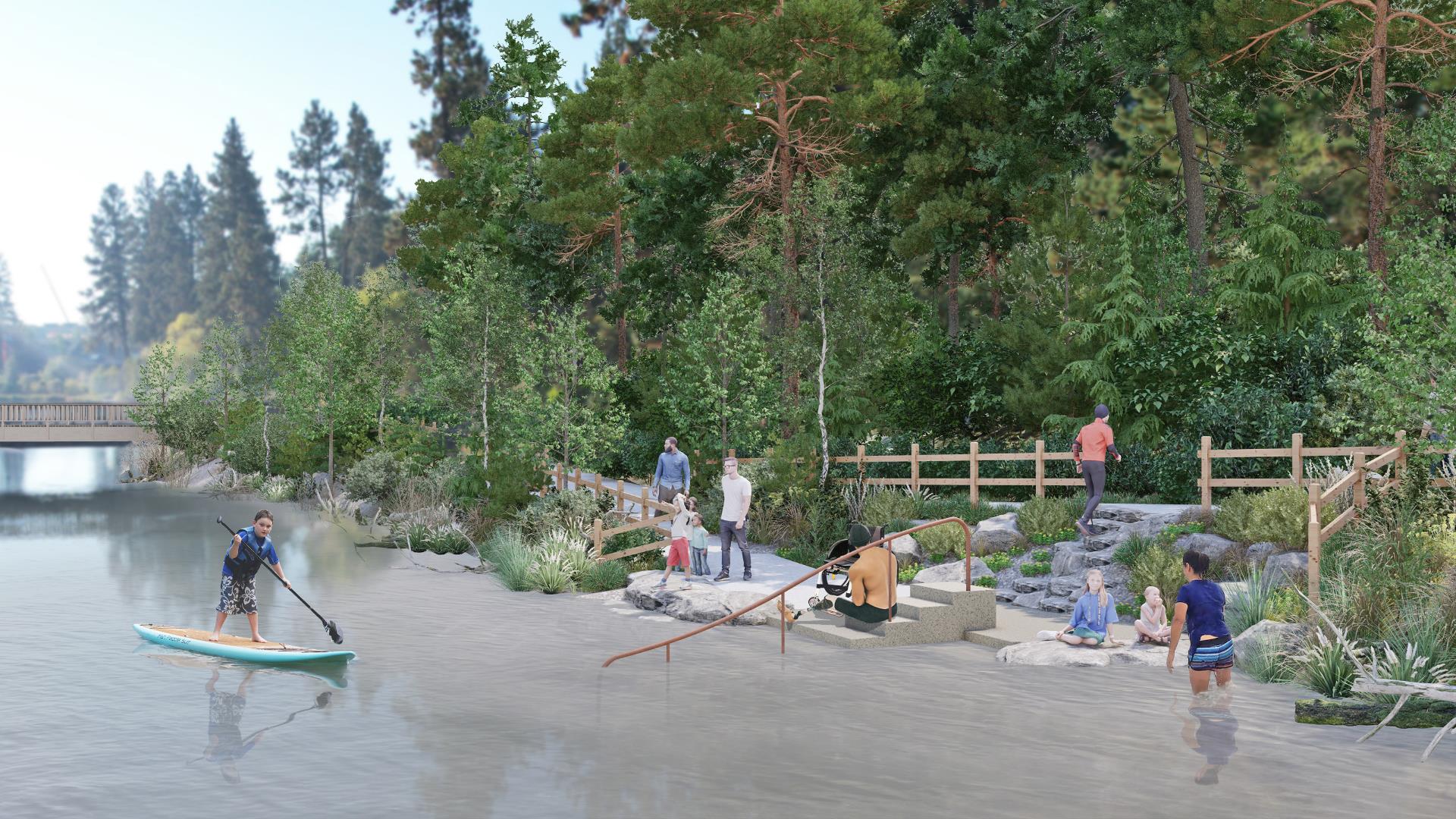 The conceptual design of the new access point