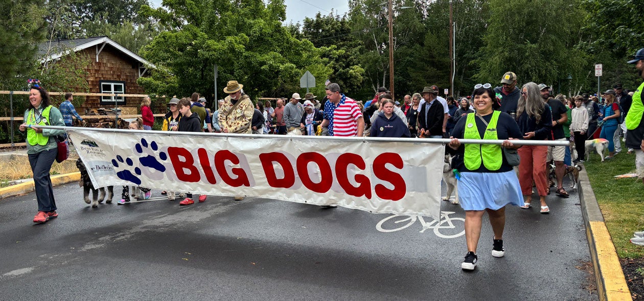 Photo of the Big Dog unit of the Pet Parade